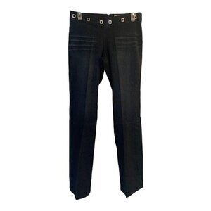 Rubber Ducky Productions Jeans Denim Low Rise Flare Dark Wash Festival Boho‎ M